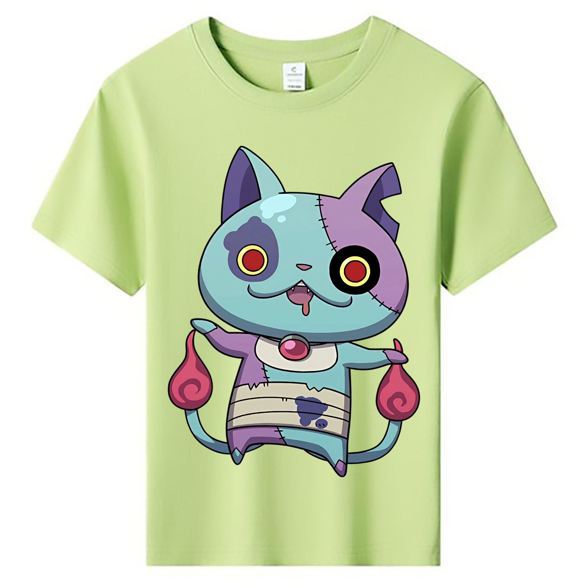 （画像用） 妖怪ウォッチ Yo-kai Watch 綿100％キッズTシャツ（フロントプリント）